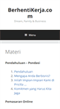 Mobile Screenshot of berhentikerja.com